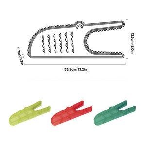 Kreativer Krokodil-Schuhabzieher